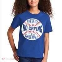 There Is No Crying In Baseball Cool Gift Kids T-Shirt thumb 2