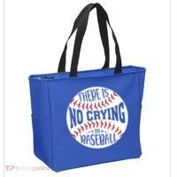 There Is No Crying In Baseball Cool Gift Tote Bag thumb 2