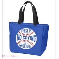 There Is No Crying In Baseball Cool Gift Tote Bag thumb 3