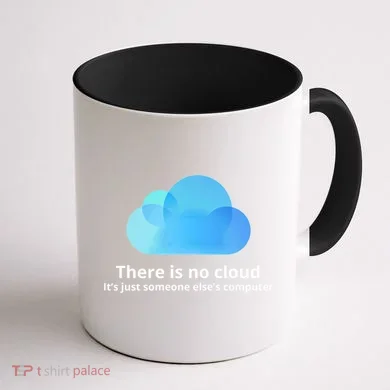 There Is No Cloud Coffee Mug back