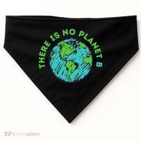 There Is No Planet B Mother Earth Day Women Gift USA-Made Doggie Bandana thumb 0