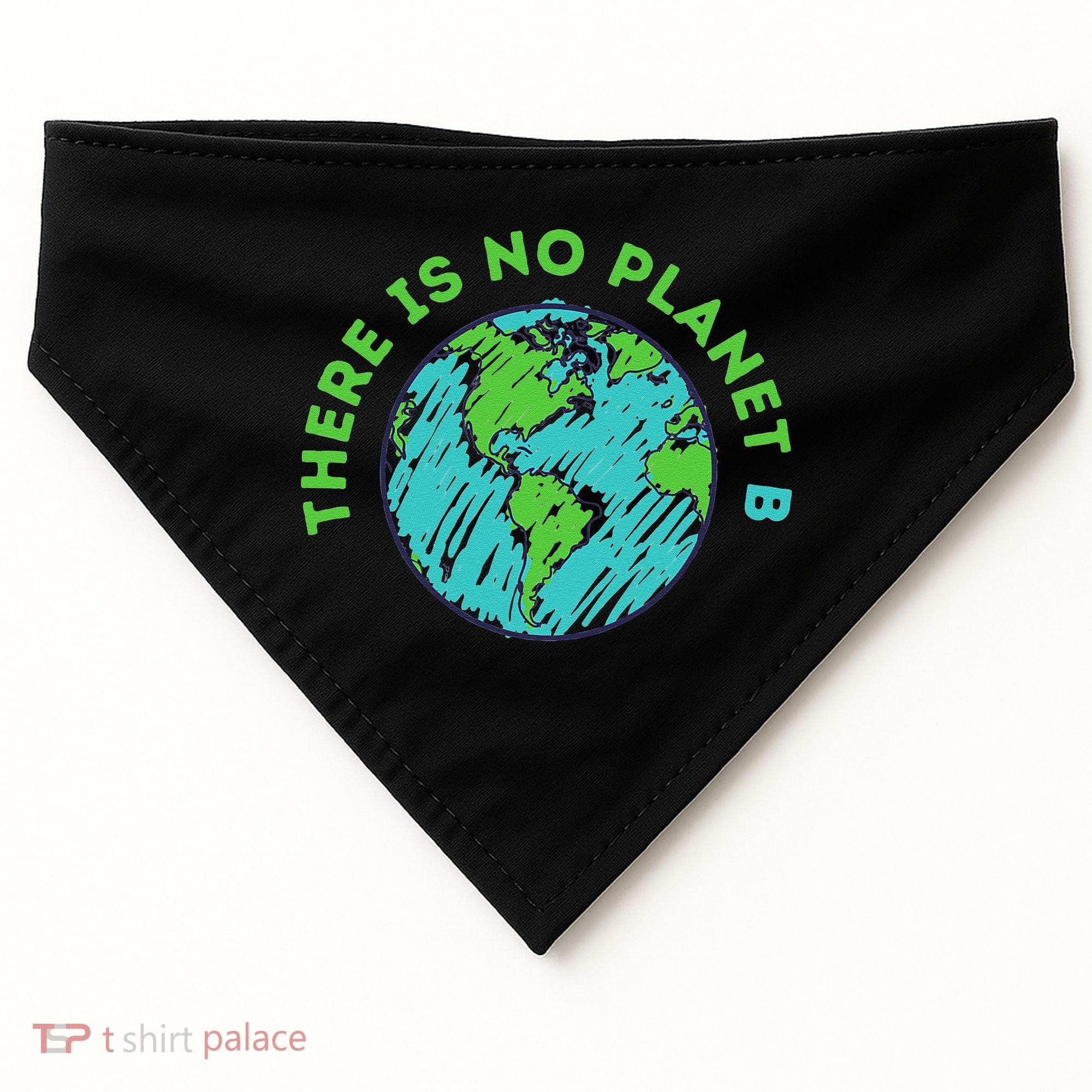 There Is No Planet B Mother Earth Day Women Gift USA-Made Doggie Bandana