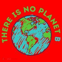 There Is No Planet B Mother Earth Day Women Gift Santa Hat thumb 1
