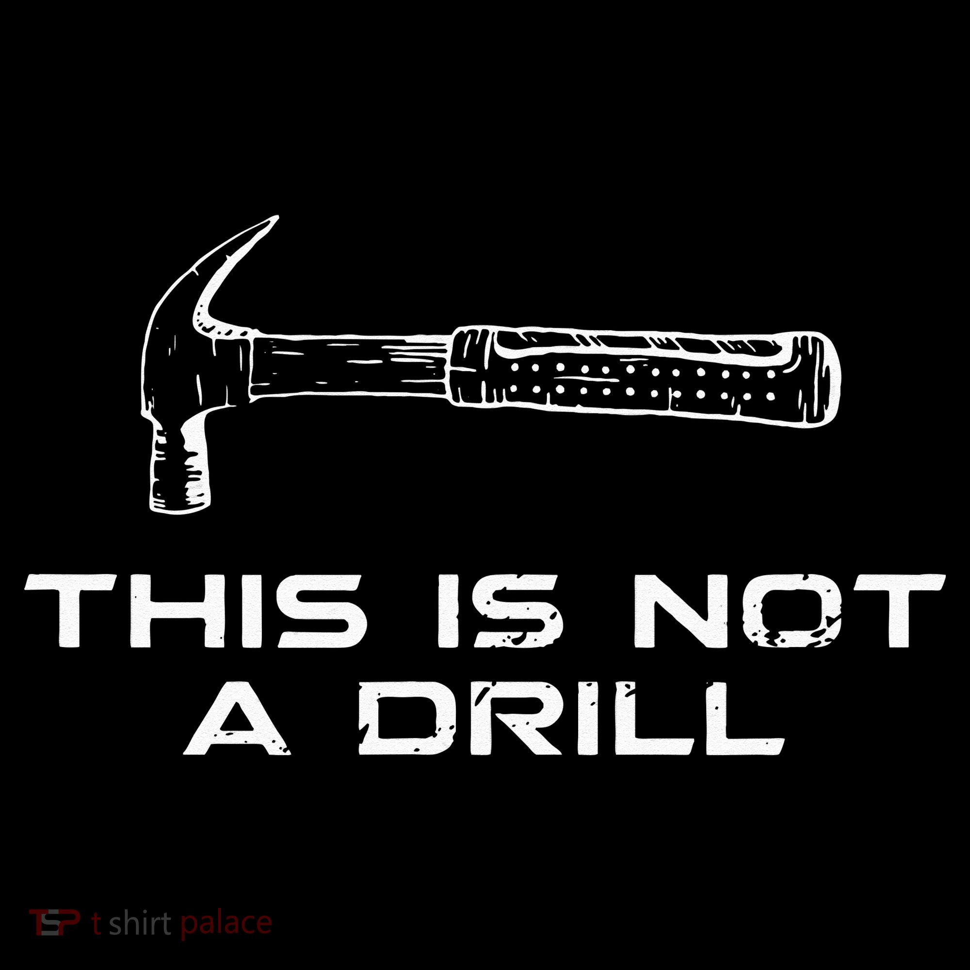 This is Not A Drill for funny carpenter USA-Made Doggie Bandana