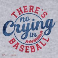 There Is No Crying In Baseball Funny Game Day Baseball Women's Sweatshirt thumb 2