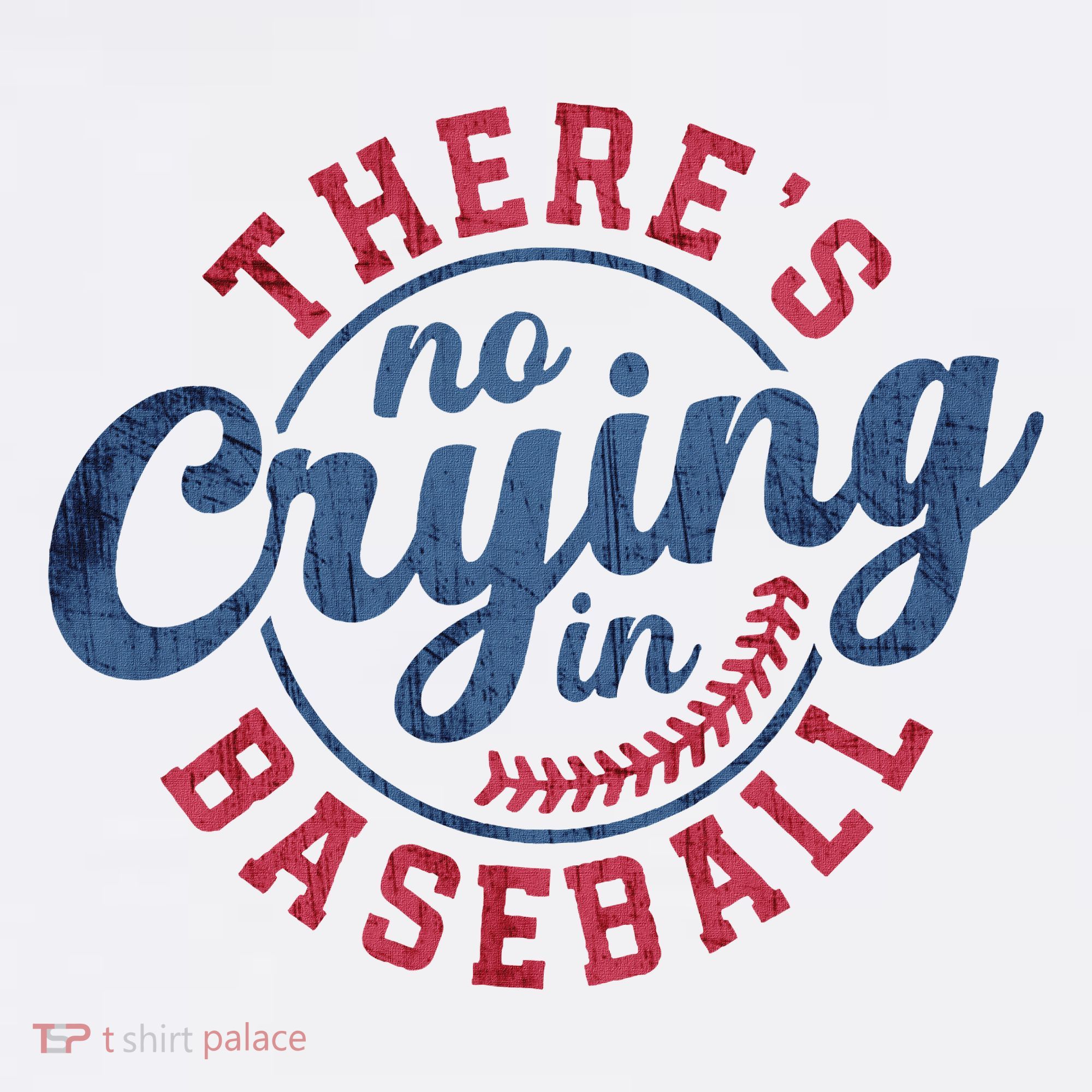 There Is No Crying In Baseball Funny Game Day Baseball Women's Tank Top