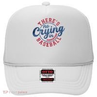 There Is No Crying In Baseball Funny Game Day Baseball Hat thumb 0