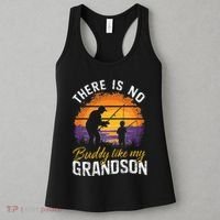 There Is No Buddy Like My Grandson Matching Grandpa Outfit Women's Tank Top thumb 3