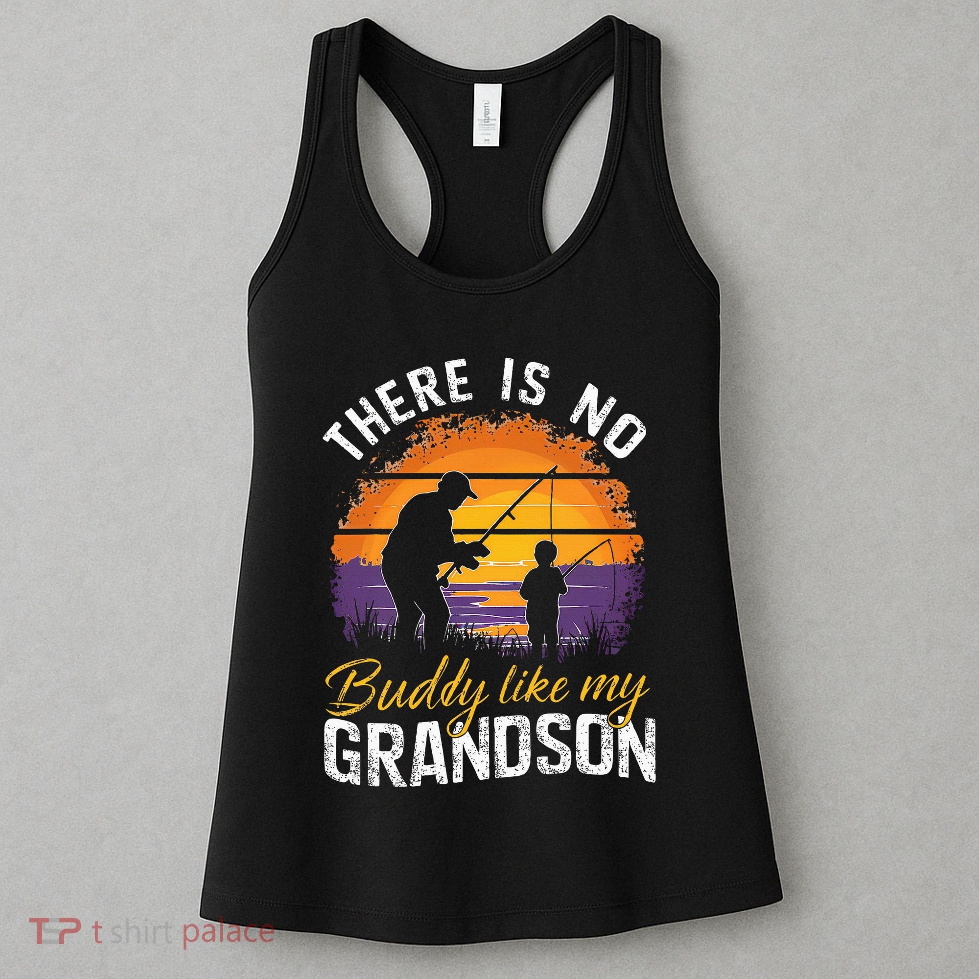 There Is No Buddy Like My Grandson Matching Grandpa Outfit Women's Tank Top
