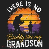 There Is No Buddy Like My Grandson Matching Grandpa Outfit Hat thumb 2