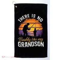 There Is No Buddy Like My Grandson Matching Grandpa Outfit Golf Towel thumb 0