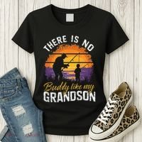 There Is No Buddy Like My Grandson Matching Grandpa Outfit Women's T-Shirt thumb 3