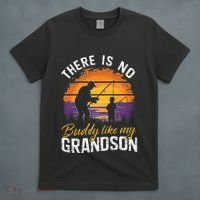 There Is No Buddy Like My Grandson Matching Grandpa Outfit T-Shirt thumb 4