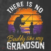 There Is No Buddy Like My Grandson Matching Grandpa Outfit Women's Hoodie thumb 2