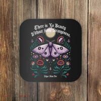 There Is No Beauty Without Some Strangeness Edgar Allan Poe Coaster thumb 0