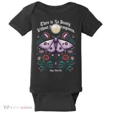 There Is No Beauty Without Some Strangeness Edgar Allan Poe Baby Bodysuit