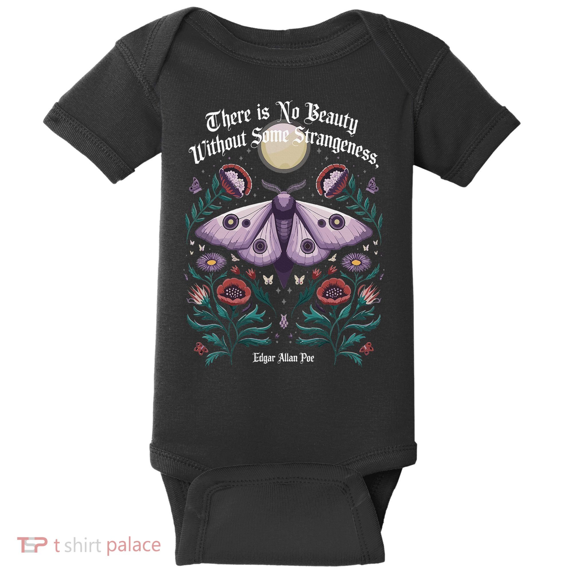 There Is No Beauty Without Some Strangeness Edgar Allan Poe Baby Bodysuit