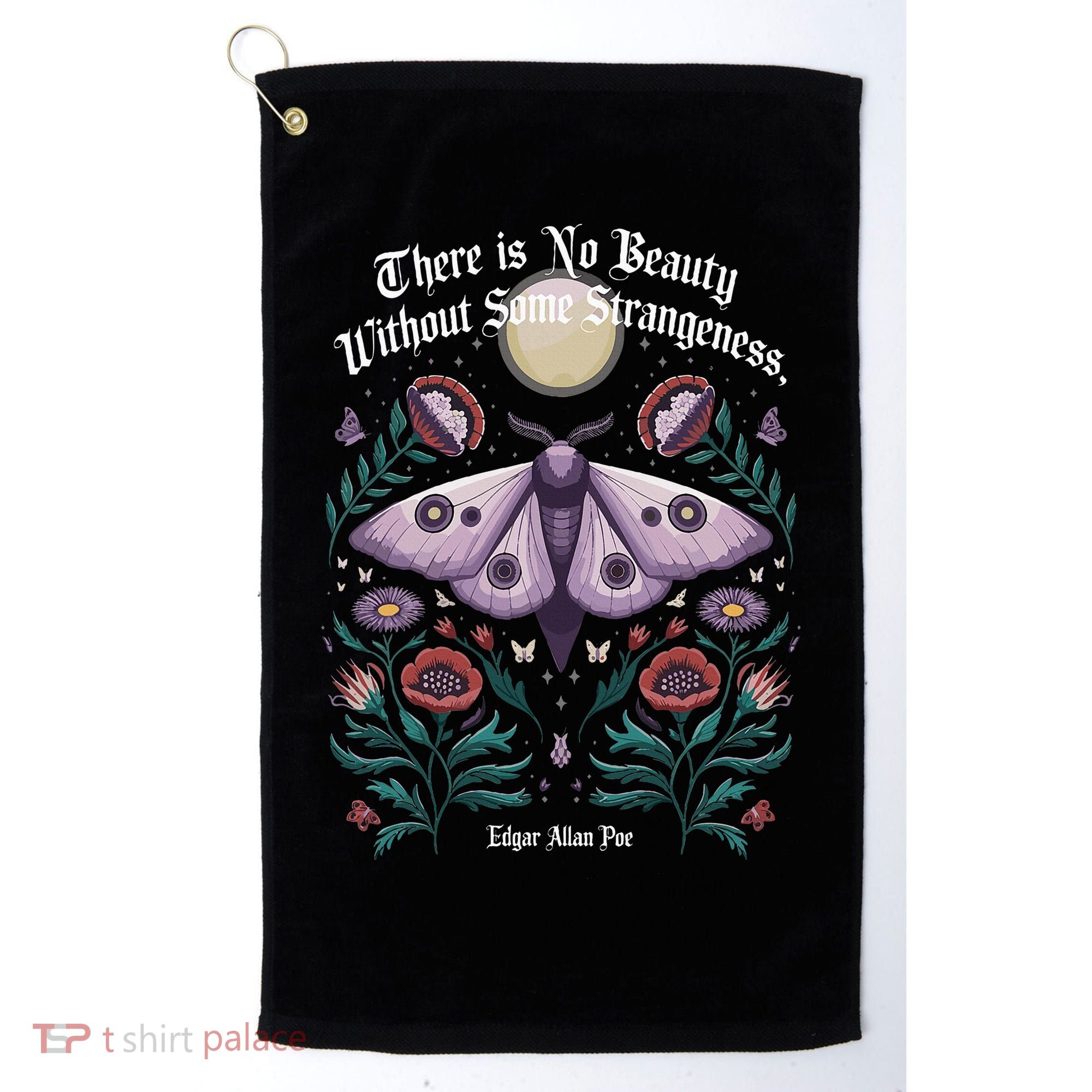 There Is No Beauty Without Some Strangeness Edgar Allan Poe Golf Towel