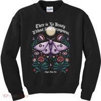 There Is No Beauty Without Some Strangeness Edgar Allan Poe Kids Sweatshirt thumb 0