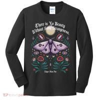 There Is No Beauty Without Some Strangeness Edgar Allan Poe Kids Long Sleeve Shirt thumb 0