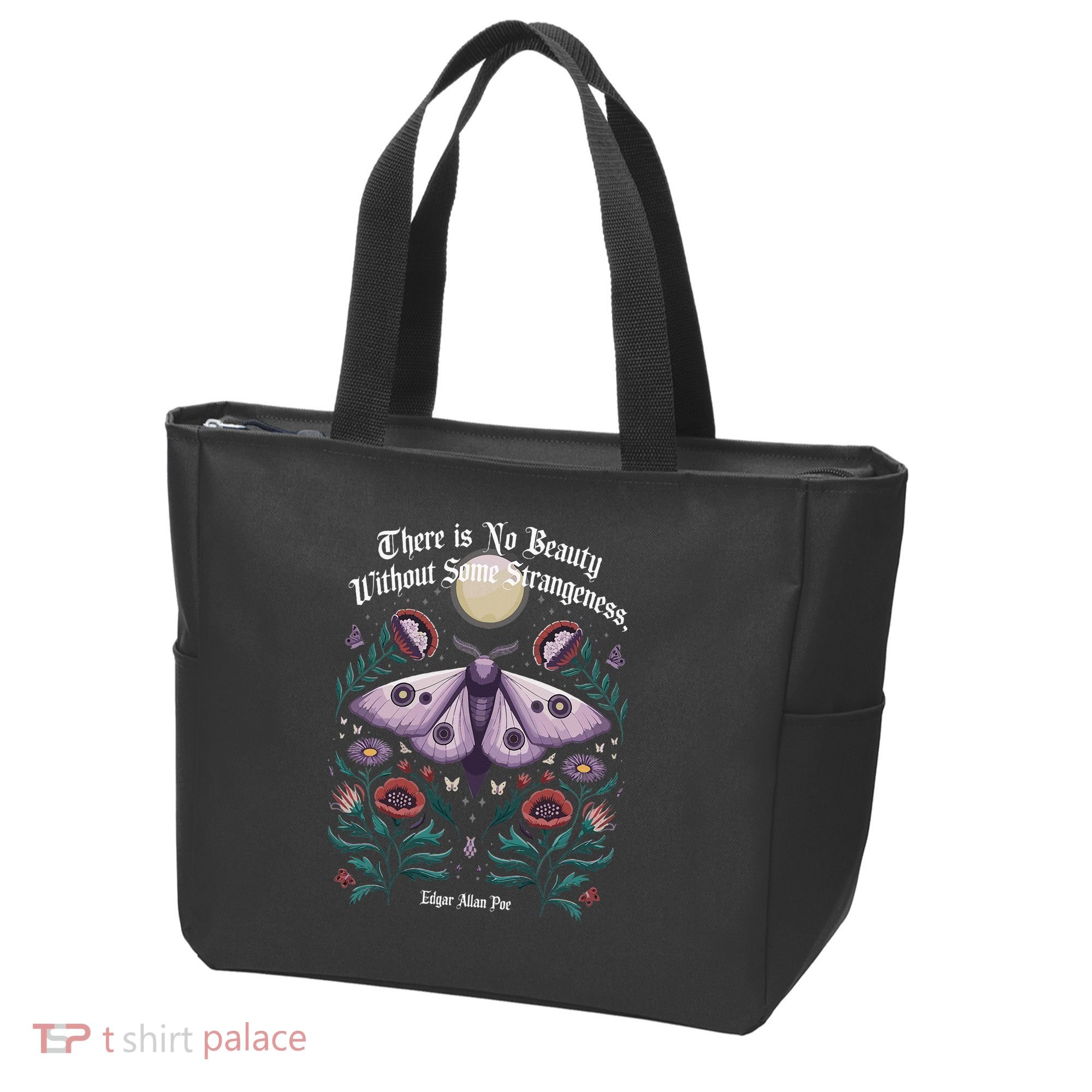 There Is No Beauty Without Some Strangeness Edgar Allan Poe Tote Bag