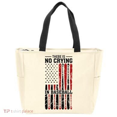 There Is No Crying In Baseball Tote Bag