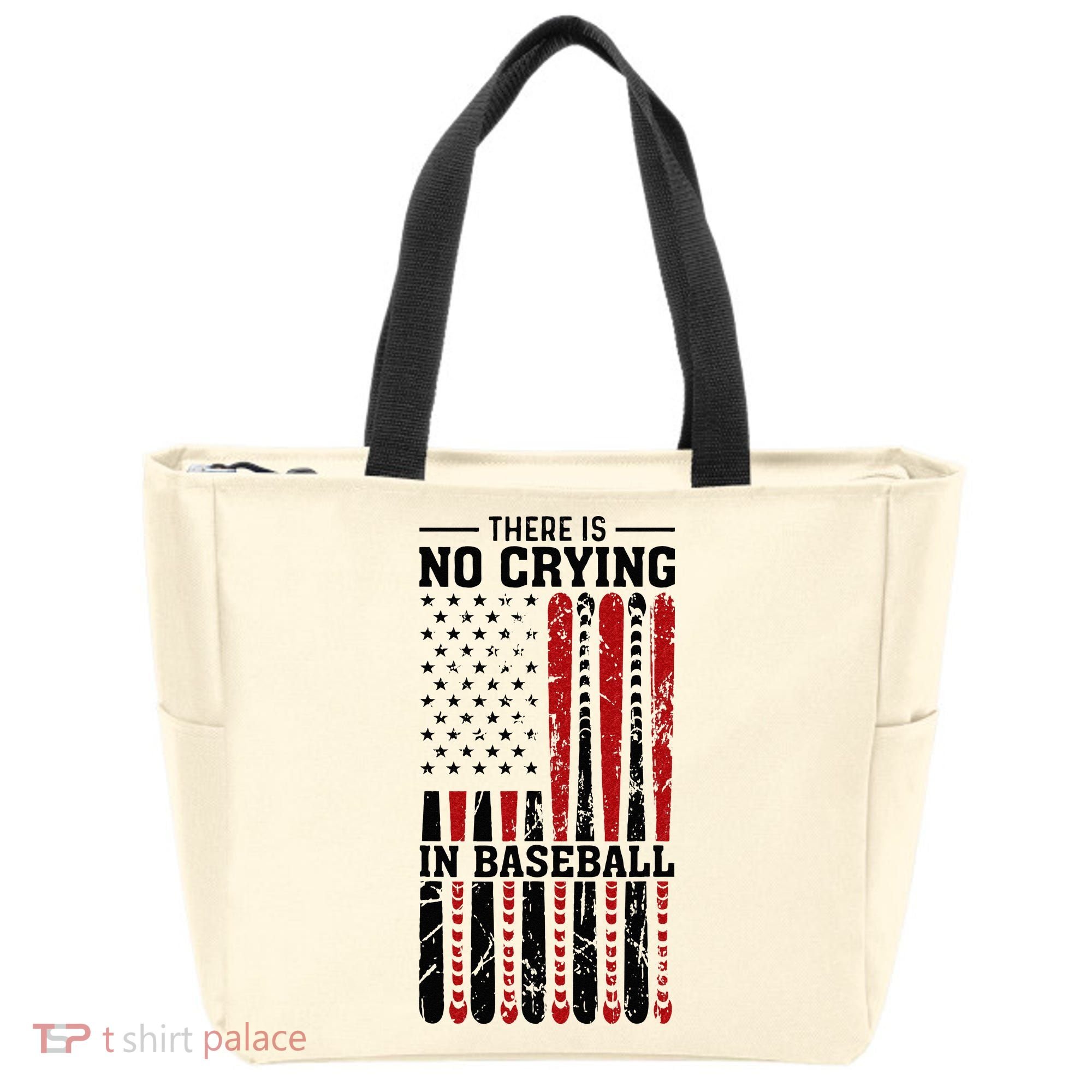 There Is No Crying In Baseball Tote Bag