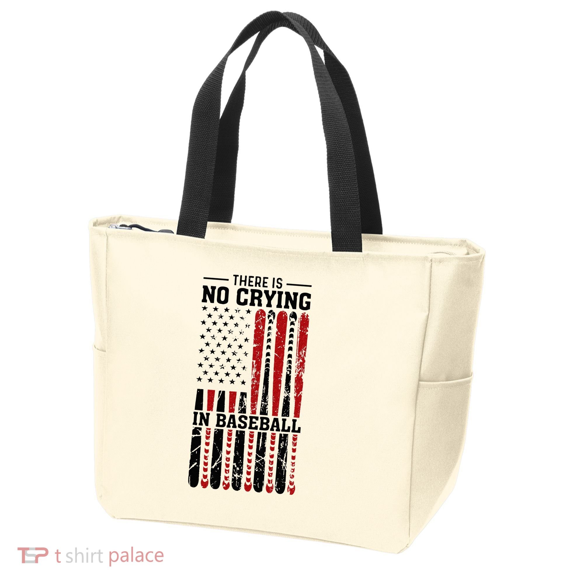 There Is No Crying In Baseball Tote Bag