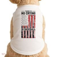There Is No Crying In Baseball Doggie Tank thumb 0