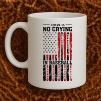 There Is No Crying In Baseball Coffee Mug thumb 2