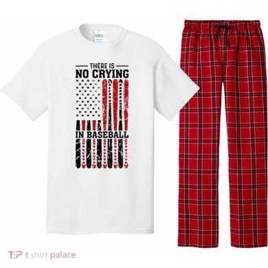 There Is No Crying In Baseball Pajama Set