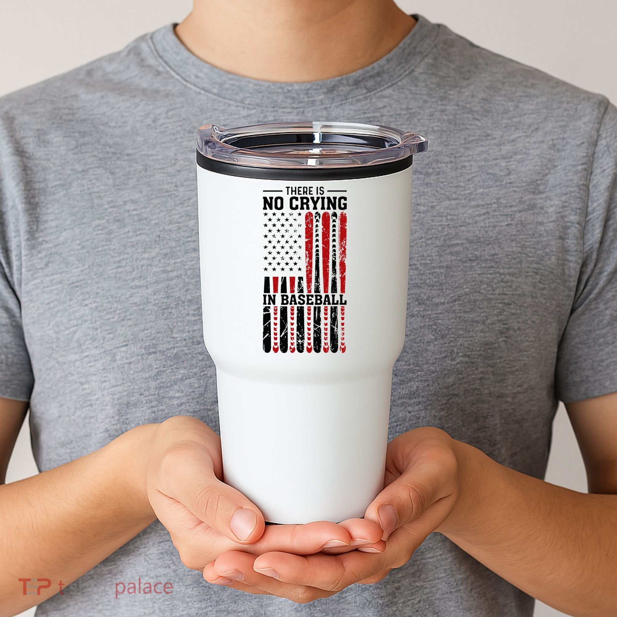 There Is No Crying In Baseball Tumbler