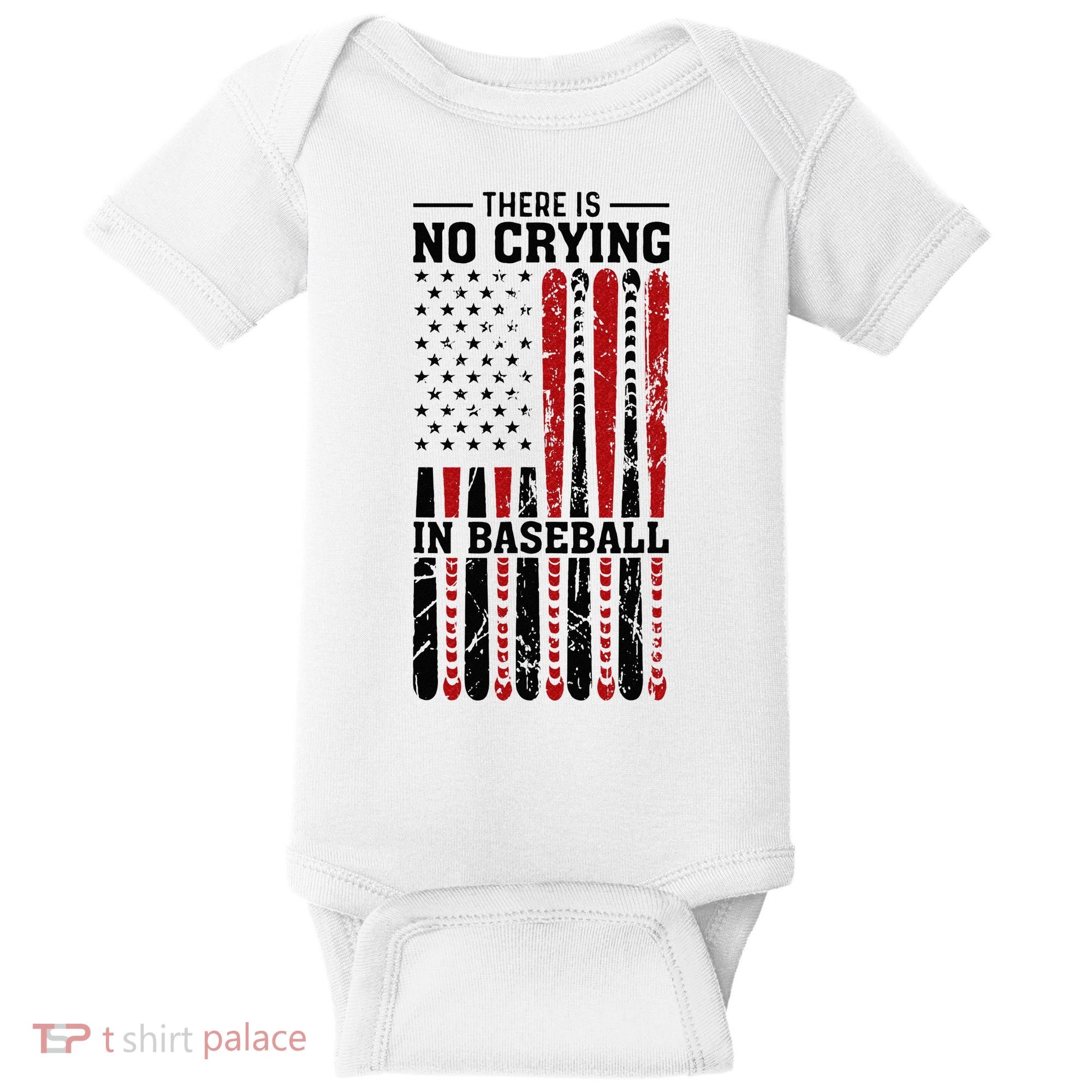 There Is No Crying In Baseball Baby Bodysuit