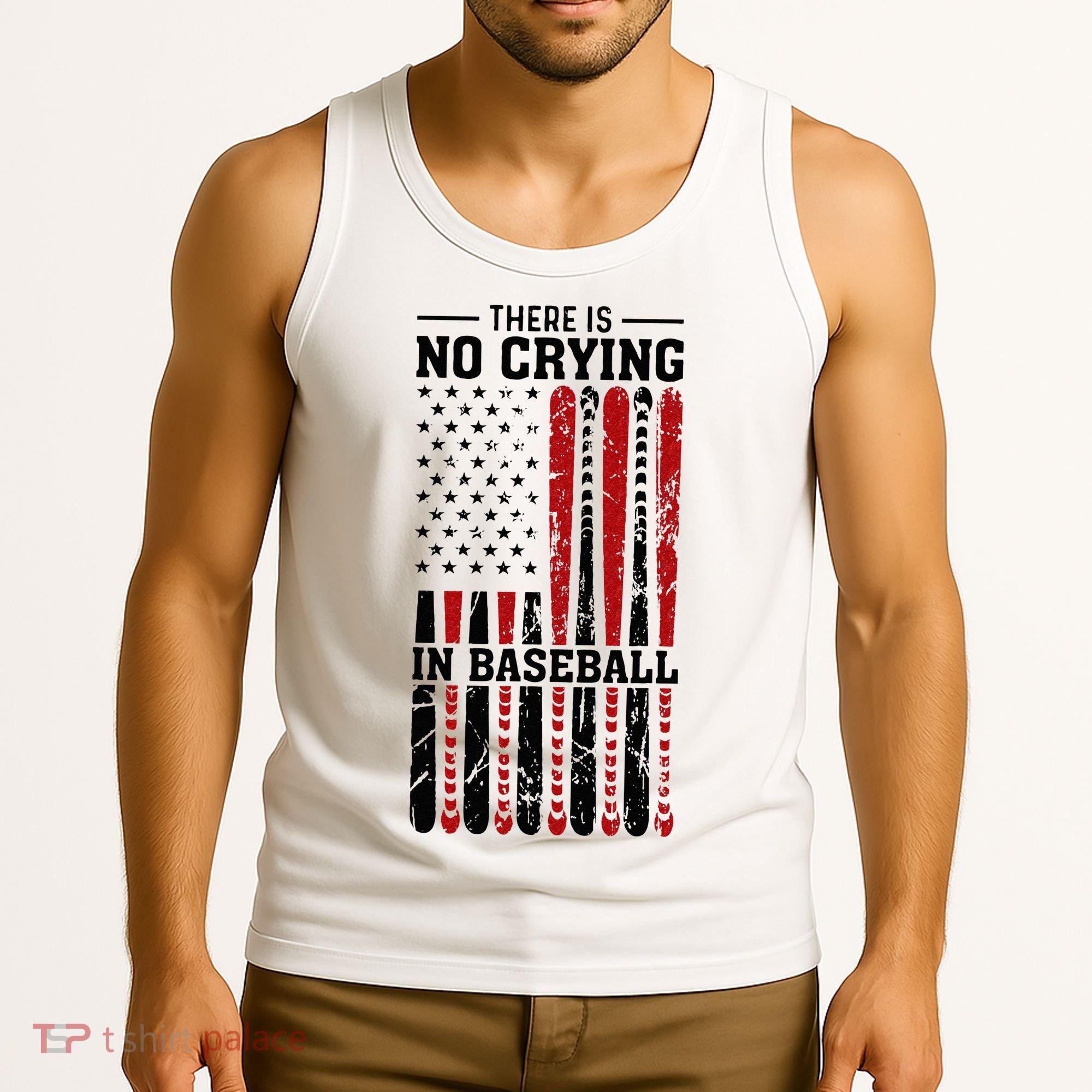 There Is No Crying In Baseball Tank Top