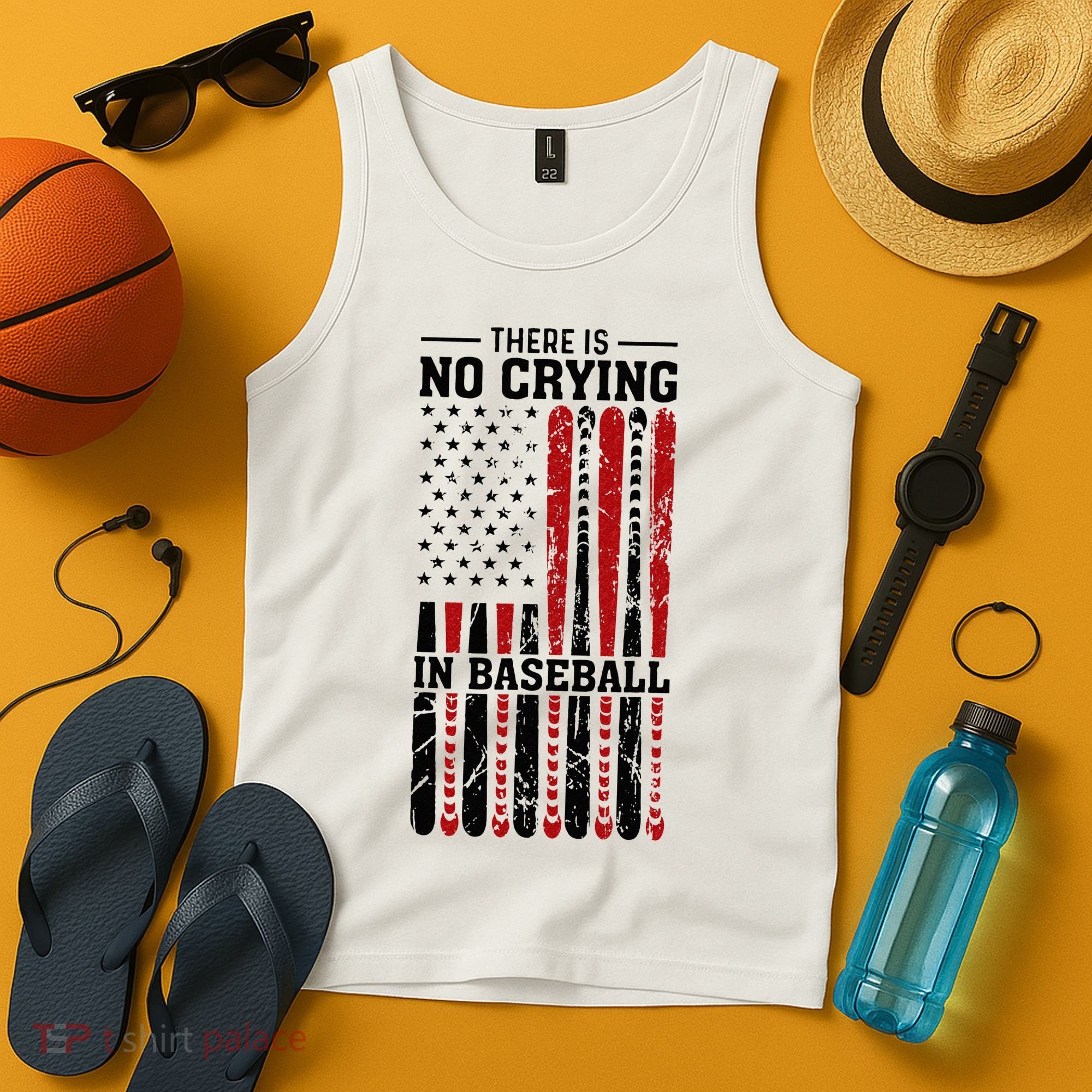 There Is No Crying In Baseball Tank Top