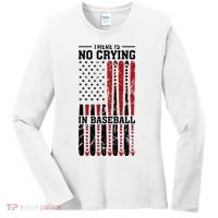 There Is No Crying In Baseball Women's Long Sleeve Shirt thumb 0