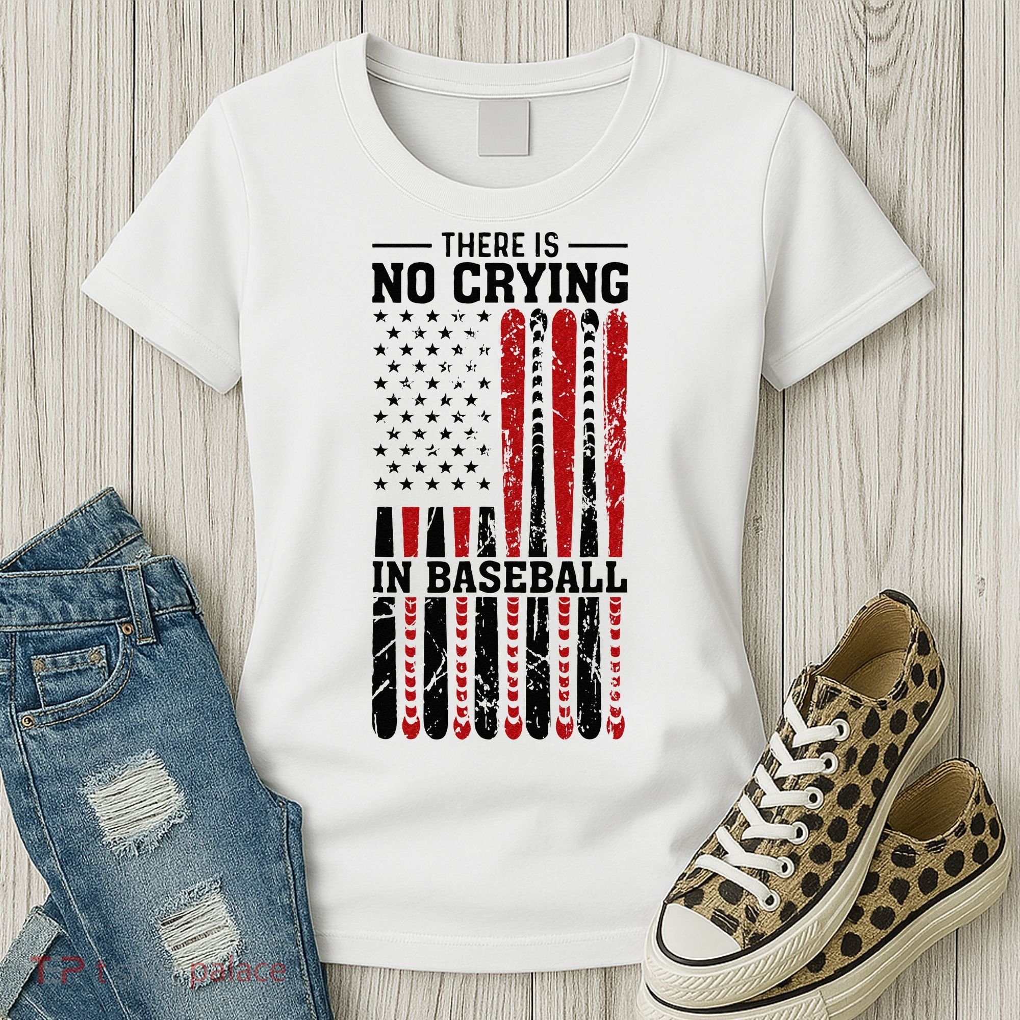 There Is No Crying In Baseball Women's T-Shirt
