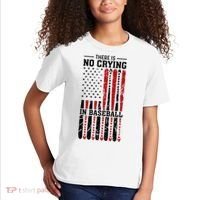 There Is No Crying In Baseball Kids T-Shirt thumb 2