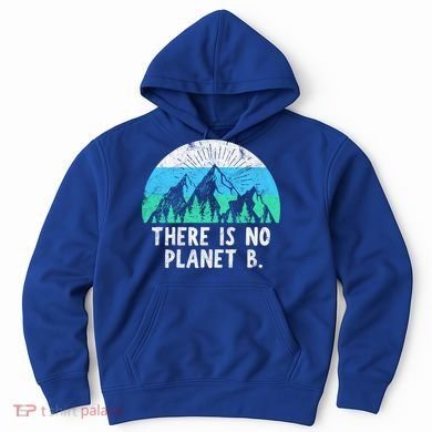 There Is No Planet B Cool Gift Retro Vintage Gift Hoodie