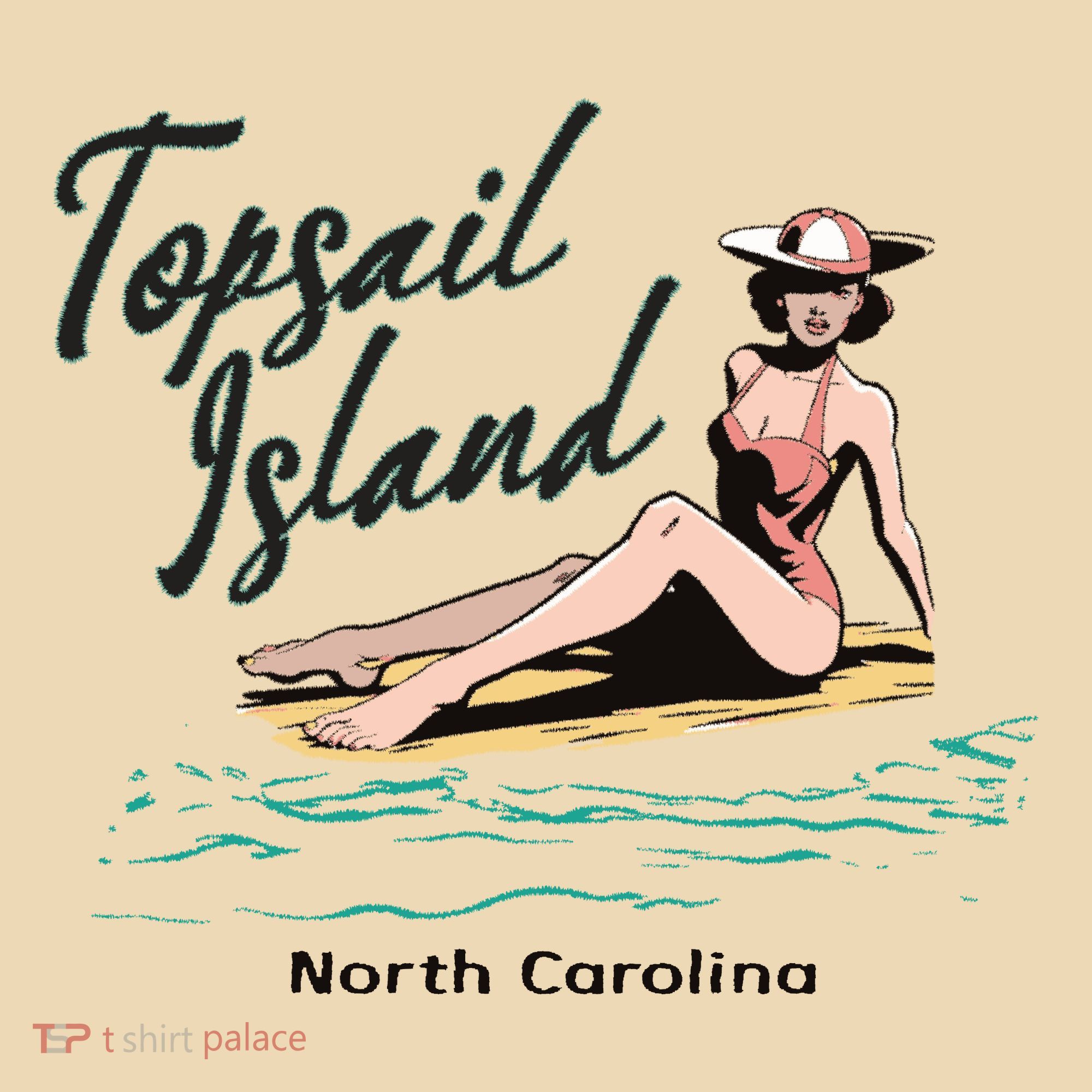 Topsail Island North Carolina Tote Bag