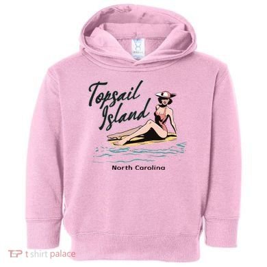 Topsail Island North Carolina Toddler Hoodie