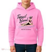 Topsail Island North Carolina Kids Hoodie thumb 4