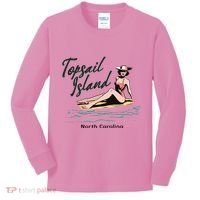 Topsail Island North Carolina Kids Long Sleeve Shirt thumb 0