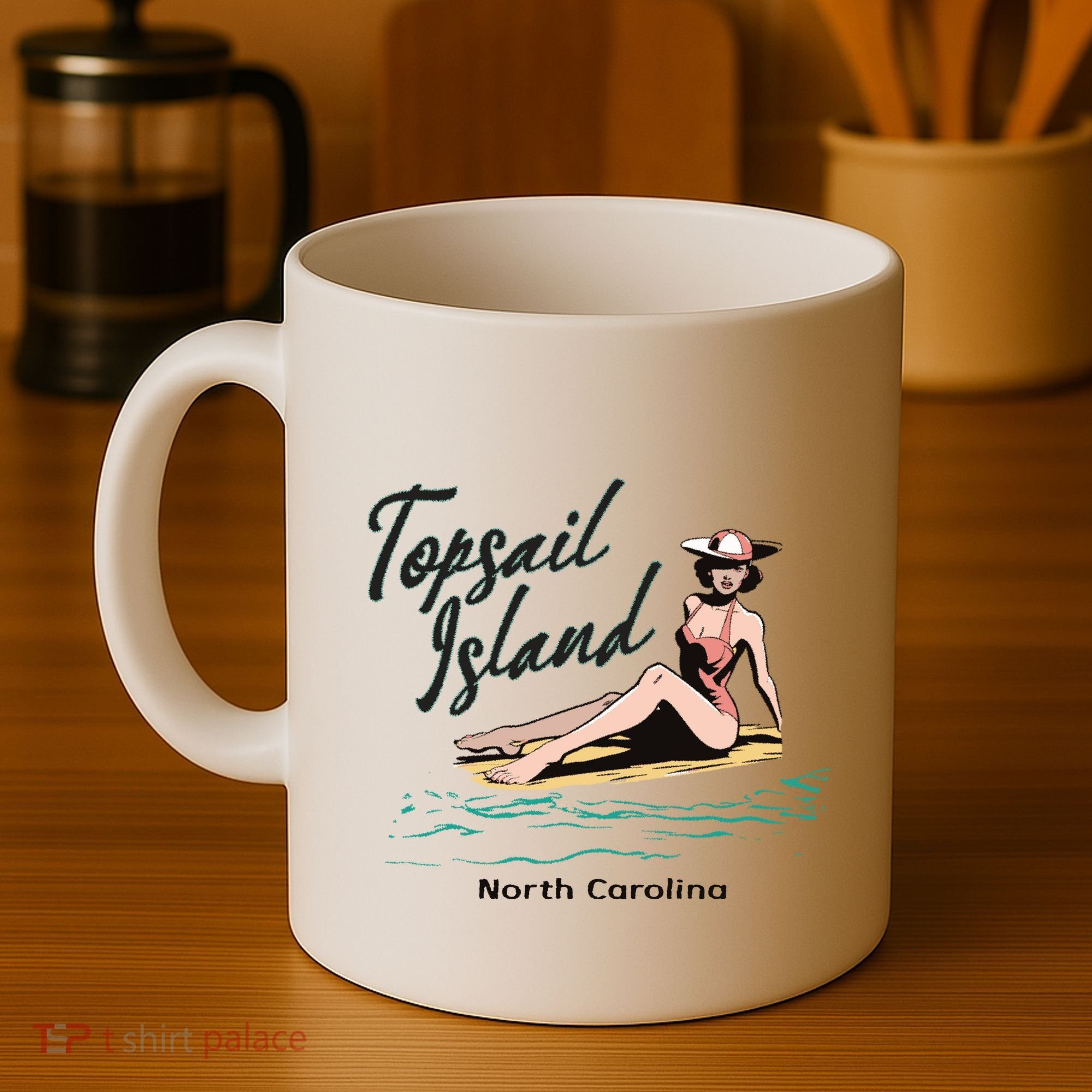 Topsail Island North Carolina Coffee Mug