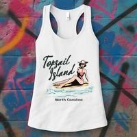 Topsail Island North Carolina Women's Tank Top thumb 3