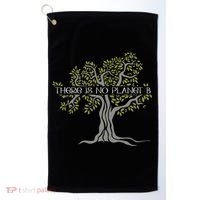 There Is No Planet B Earth Day Gift Golf Towel thumb 0