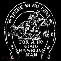 There Is No Cure For A No Good Ramblin' Man Quote Women's Hoodie thumb 2