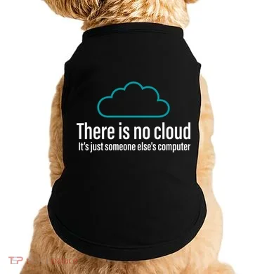 There Is No Cloud Computer Science Doggie Tank