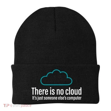 There Is No Cloud Computer Science Beanie