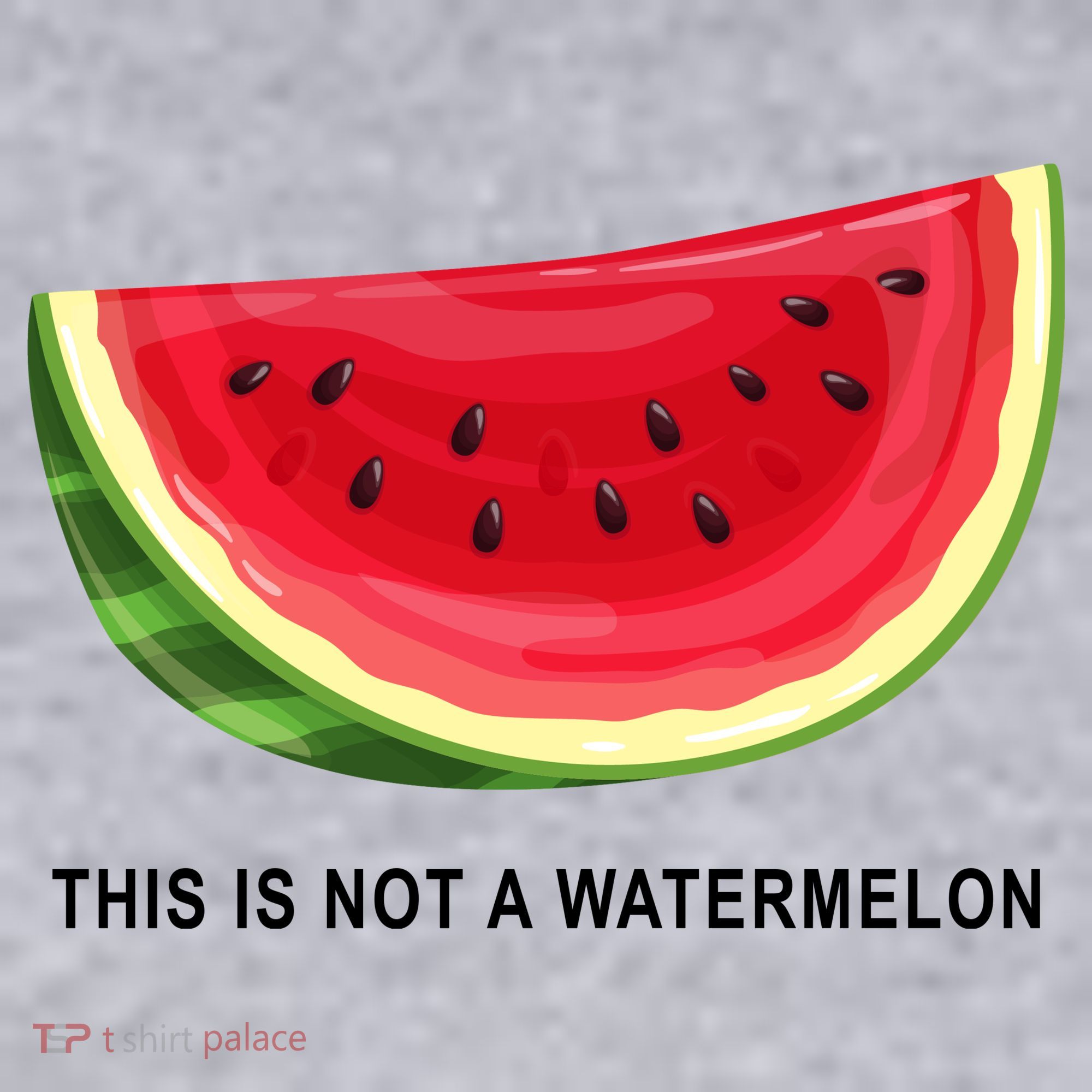 This Is Not A Watermelon Funny Women's Racerback Cropped Tank